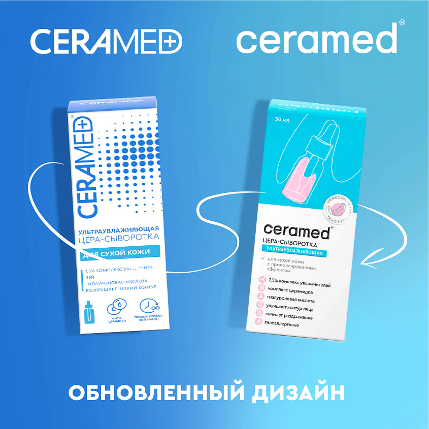 CERAMED Цера-сыворотка для лица Ультраувлажняющая с гиалуроновой кислотой Cera Hydro Serum – фото 6