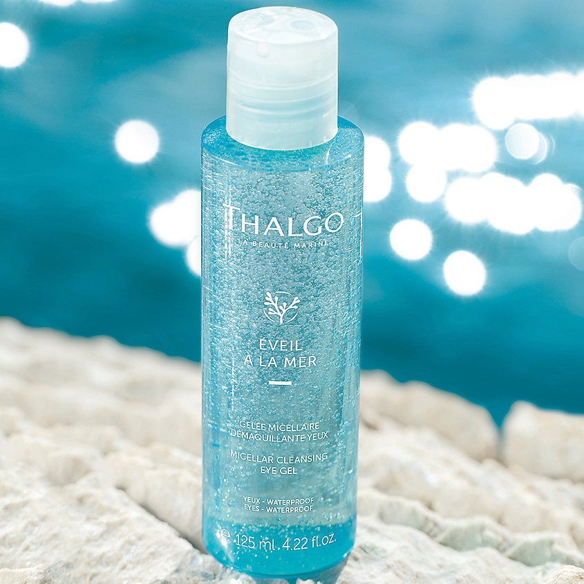 THALGO Очищающий мицеллярный гель для снятия макияжа с глаз Eveil A La Mer Micellar Cleansing Eye Gel – фото 2