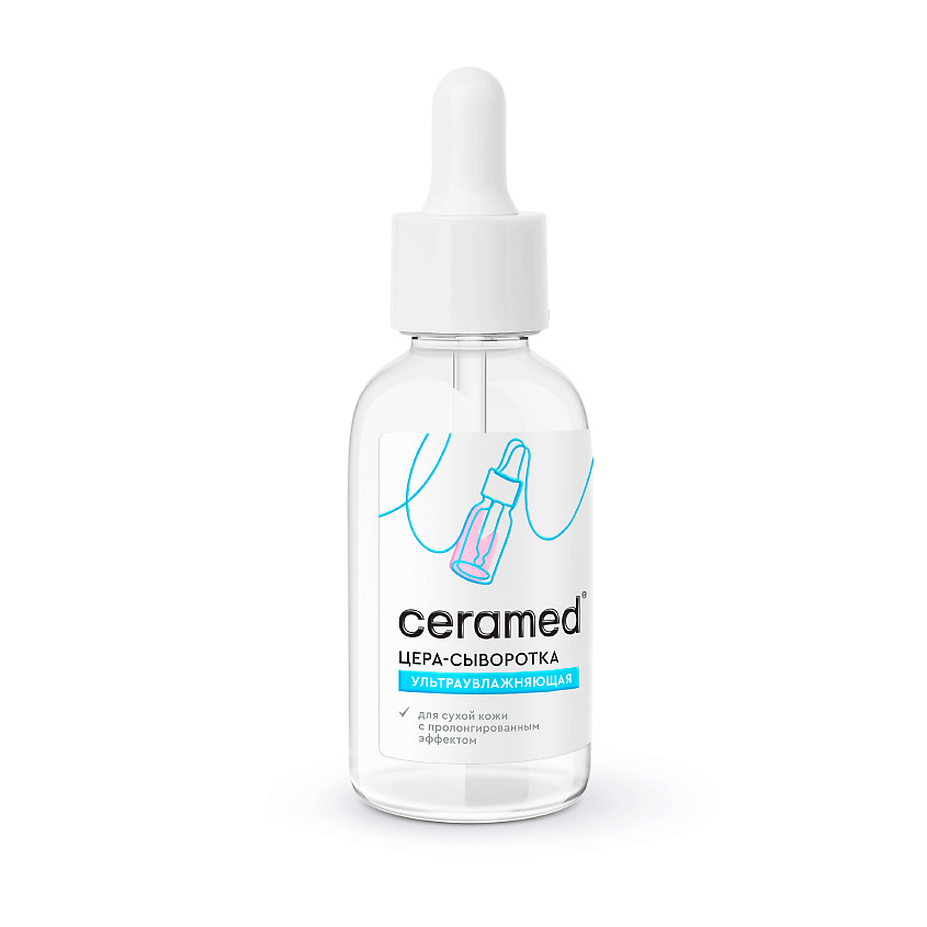 CERAMED Цера-сыворотка для лица Ультраувлажняющая с гиалуроновой кислотой Cera Hydro Serum – фото 2