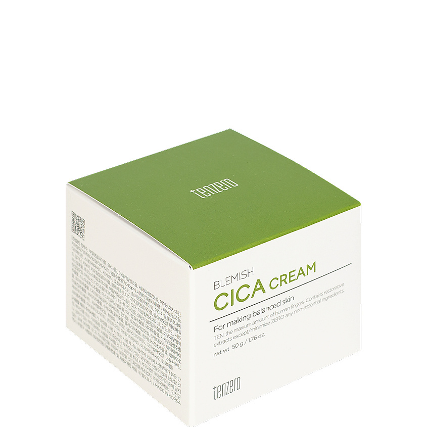 TENZERO Крем для лица смягчающий с экстрактом центеллы азиатской Blemish Cica Cream – фото 4