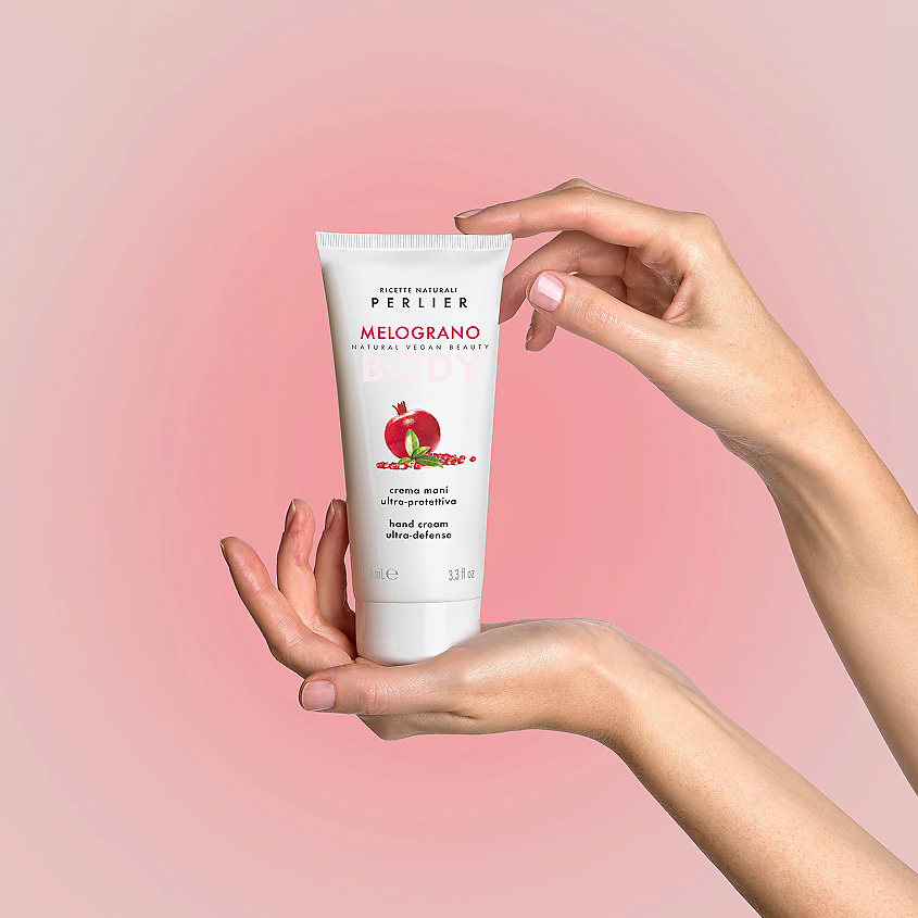 PERLIER Крем для рук с гранатом Hand Cream Ultra Defense – фото 2