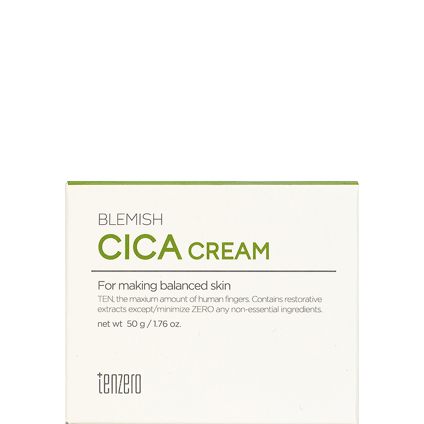 TENZERO Крем для лица смягчающий с экстрактом центеллы азиатской Blemish Cica Cream – фото 2