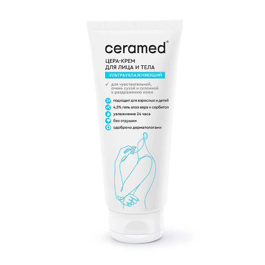 CERAMED Цера-крем для лица и тела ультраувлажняющий Cera Cream – фото 2