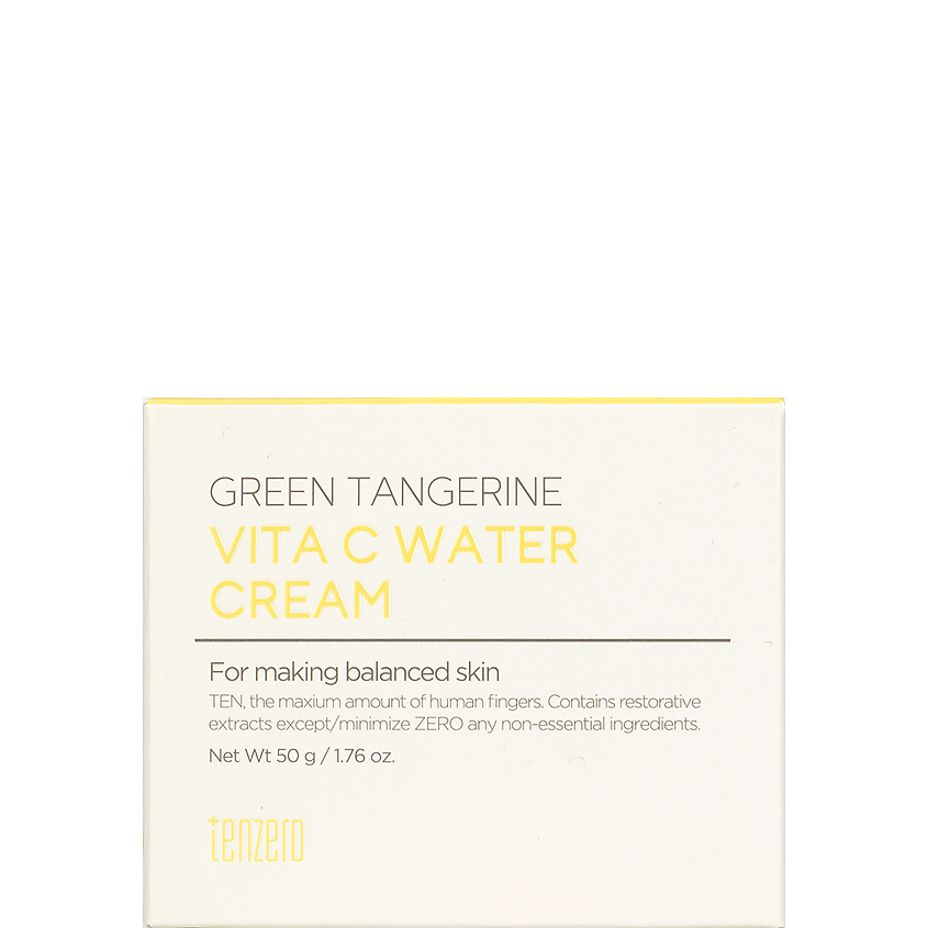 TENZERO Крем для лица освежающий с экстрактом зелёного мандарина Green Tangerine Vita C Water Cream – фото 2
