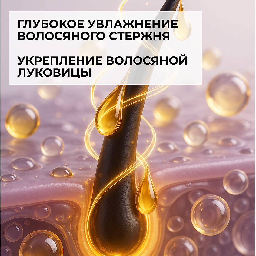 ЛОШАДИНАЯ СИЛА Шампунь для роста и укрепления волос с кератином на основе овсяных ПАВ – фото 4