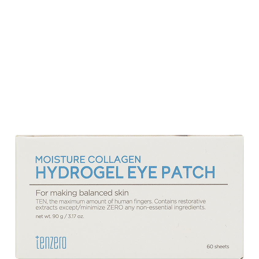 TENZERO Патчи для кожи вокруг глаз гидрогелевые с коллагеном Moisture Collagen Hydrogel Eye Patch – фото 4