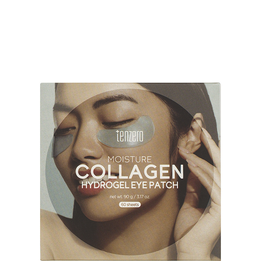 TENZERO Патчи для кожи вокруг глаз гидрогелевые с коллагеном Moisture Collagen Hydrogel Eye Patch – фото 3