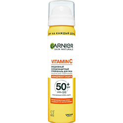 Ежедневный солнцезащитный спрей-вуаль для лица SPF 50+ Skin Naturals
