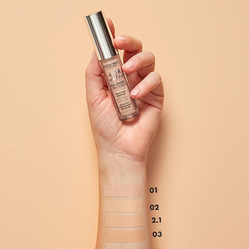 DEBORAH MILANO Корректор жидкий 24 ORE PERFECT ALL OVER CONCEALER – фото 5