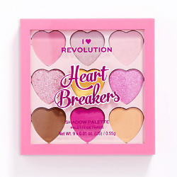 Палетка теней для век HEART BREAKERS
