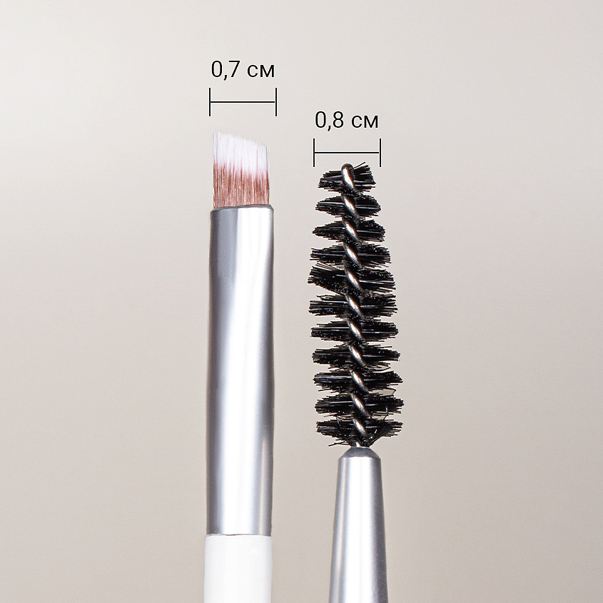 LANDA BRANDA Кисть для бровей двусторонняя BROW BRUSH – фото 5