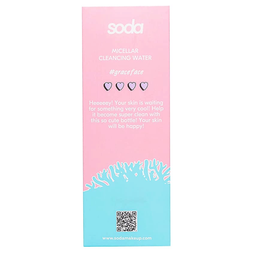 SODA Мицеллярная вода для снятия макияжа MICELLAR CLEANCING WATER – фото 3
