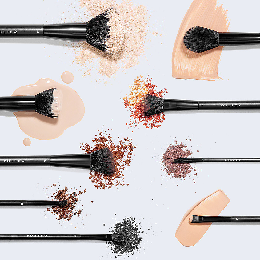 POETEQ Кисть для макияжа малая угловая STROBING MAKE UP – фото 7