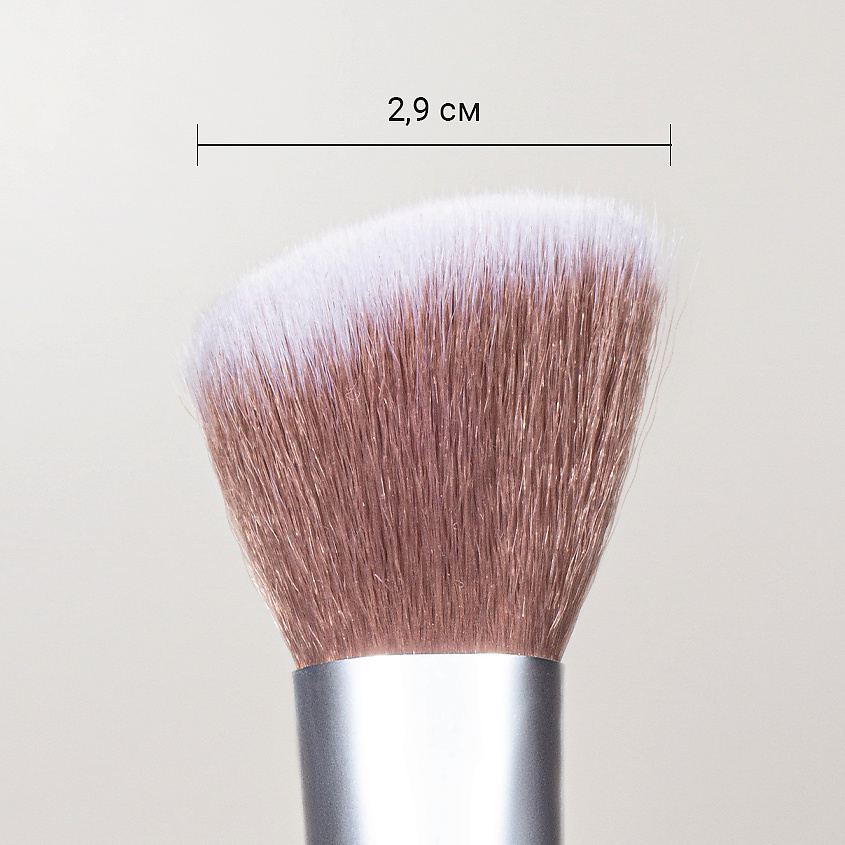 LANDA BRANDA Кисть для румян и хайлайтера скошенная малая BLUSH BRUSH – фото 5