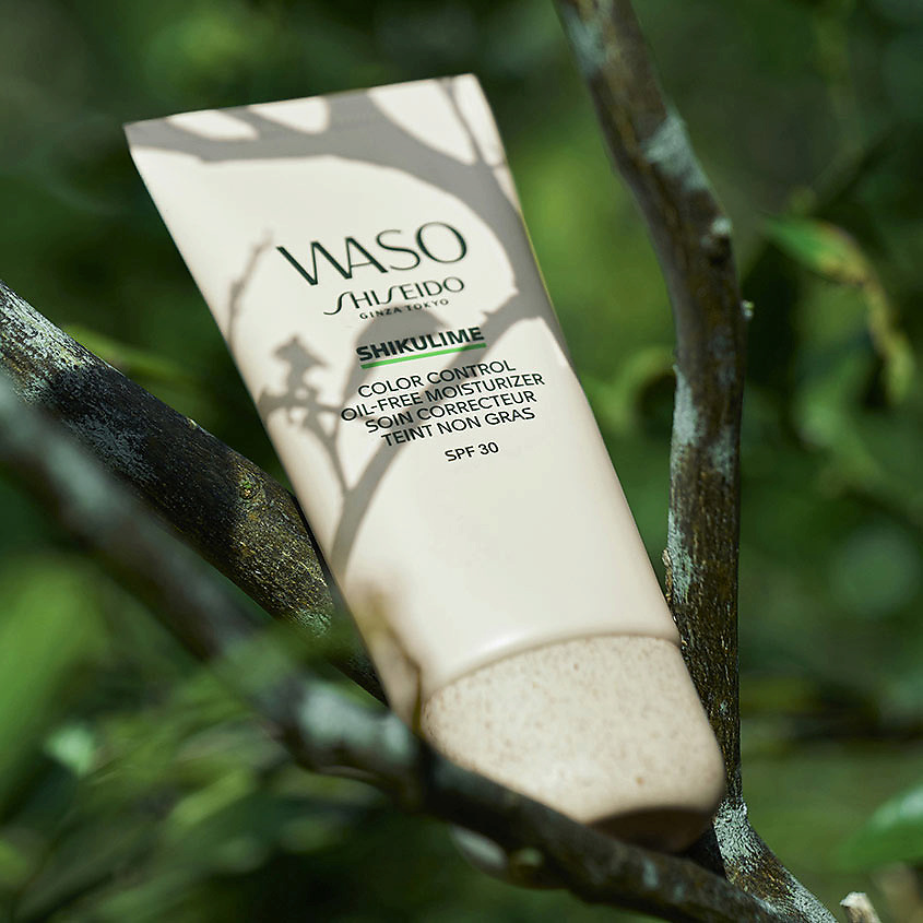 SHISEIDO Увлажняющий крем, выравнивающий тон кожи, без содержания масел, SPF 30 Waso Shikulime – фото 7