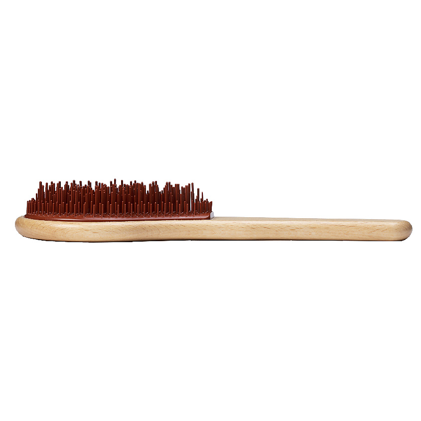 MICHEL MERCIER Расческа для нормальных волос деревянная Wooden Brush For Regular Hair – фото 4
