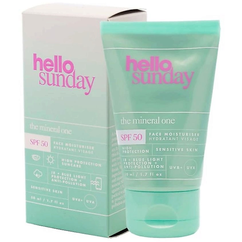 HELLO SUNDAY Крем для лица минеральный SPF 50 The Mineral One Face Moisturiser – фото 2