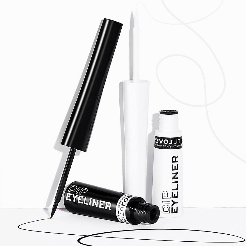 RELOVE REVOLUTION Жидкая подводка для глаз Dip Eyeliner стойкая – фото 4
